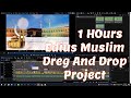 1 HOUR EDIUS MUSLIM DERG AND DROP PROJECT 2025-26 ! Edius 3D Vidhi Project 2025 ! jp Ai Edit ! edius
