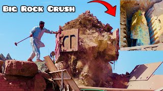 'Rock Crushing at Asmar: Jaw Sand Machine in Action' #stonecrusher #stonecrusherplant #hardrock