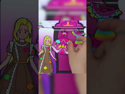 Poor Rapunzel vs Amy Sinister Contest Dress - LOL Surprise Diys #shorts