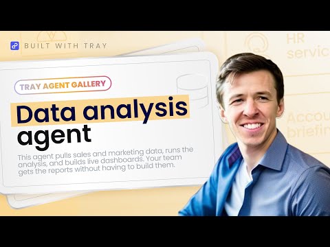 Build a data analysis agent that creates dashboards automatically - video from Tray.ai