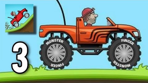 Hill Climb Racing - Gameplay walkthrough part 3 - Monster Truck (iOS, Android)