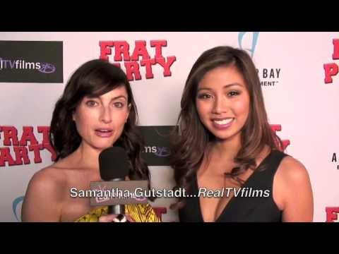 Crystal Hoang * Frat Party Film Premiere * RealTVf...