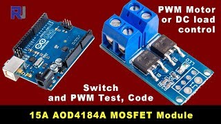 Complete Guide for 15A 400W MOSFET AOD4184A to control motor or load