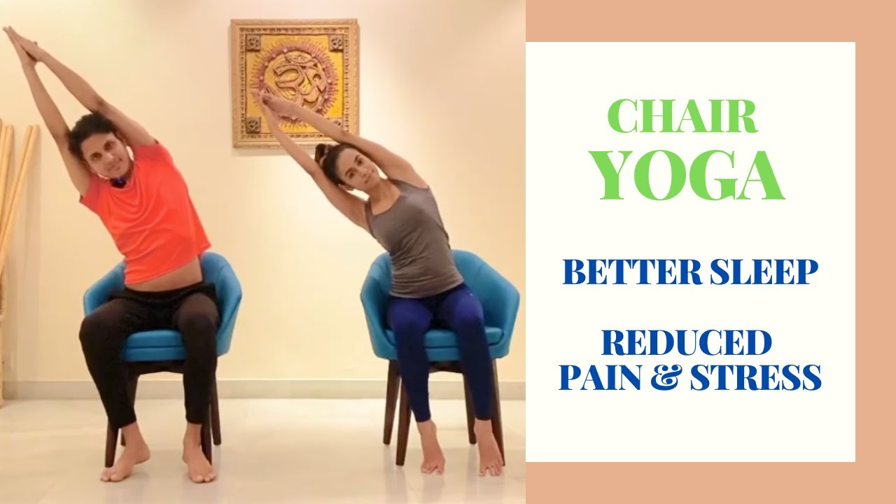 10 MIN Chair Yoga at Home Better Sleep Reduced Pain and Stress