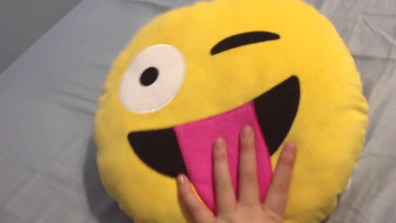 Showing emoji pillow!!