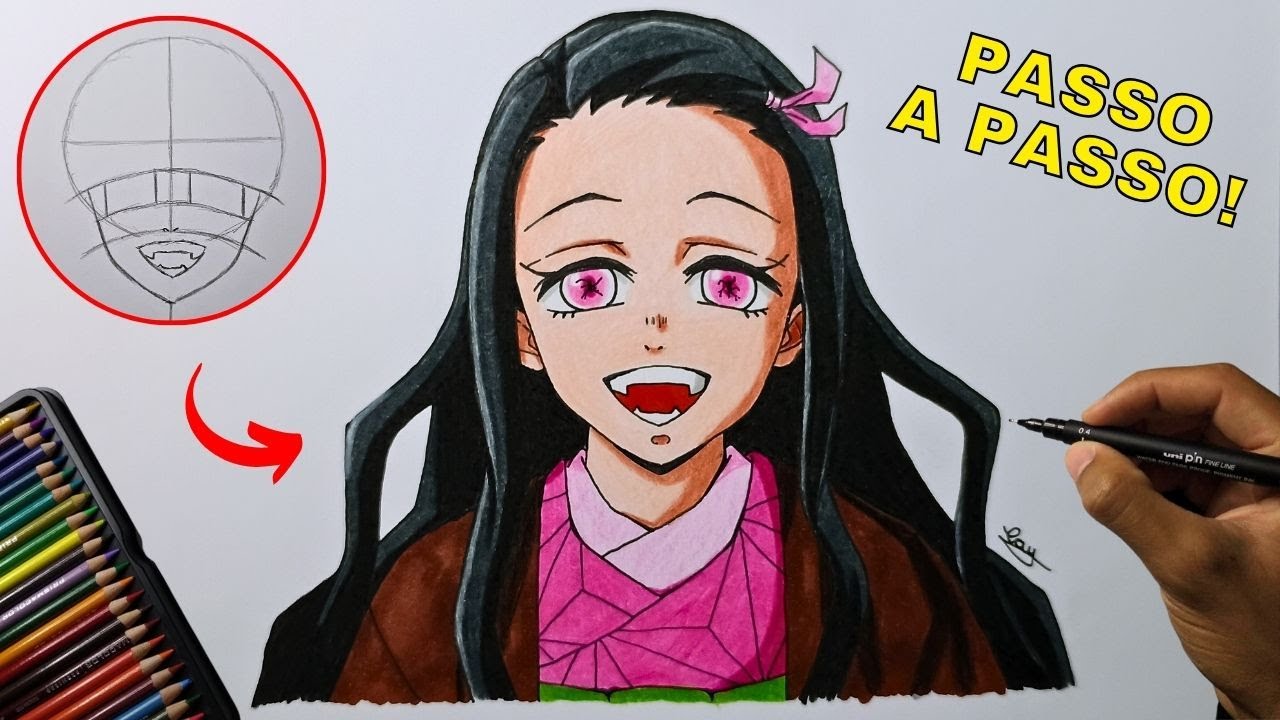 Como desenhar a Nezuko (Demon Slayer) - YouTube