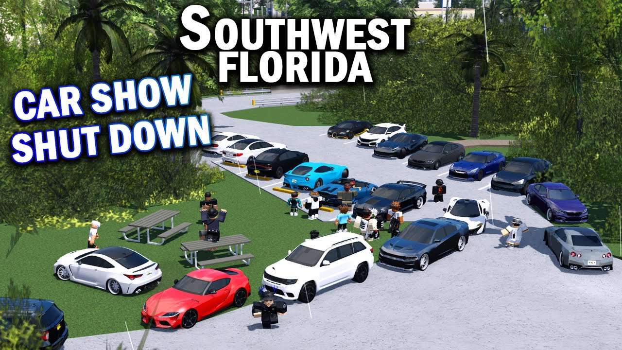 COPS SHUT DOWN CAR MEET!! ROBLOX Southwest Florida Roleplay YouTube