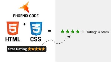 Create an Awesome Star Rating with HTML & CSS! (& Minimal JS)
