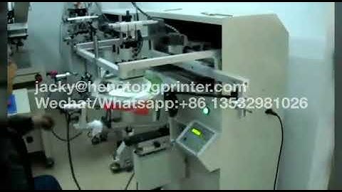 Conical Bottle Screen Printing Machine , Conical Silk Screen Printing Machine