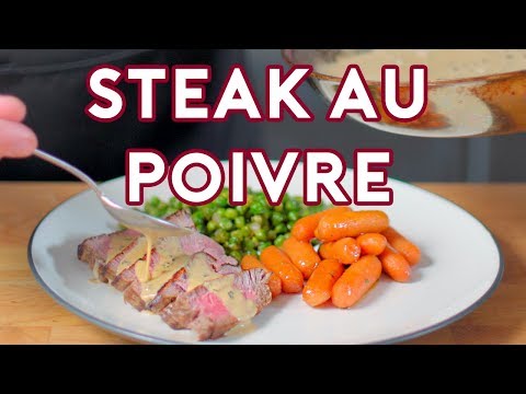 Binging with Babish Steak au Poivre from Archer