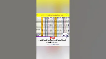 نتيجة الصف الأول الإعدادي الترم الثاني اعرف نتيجتك الآن 