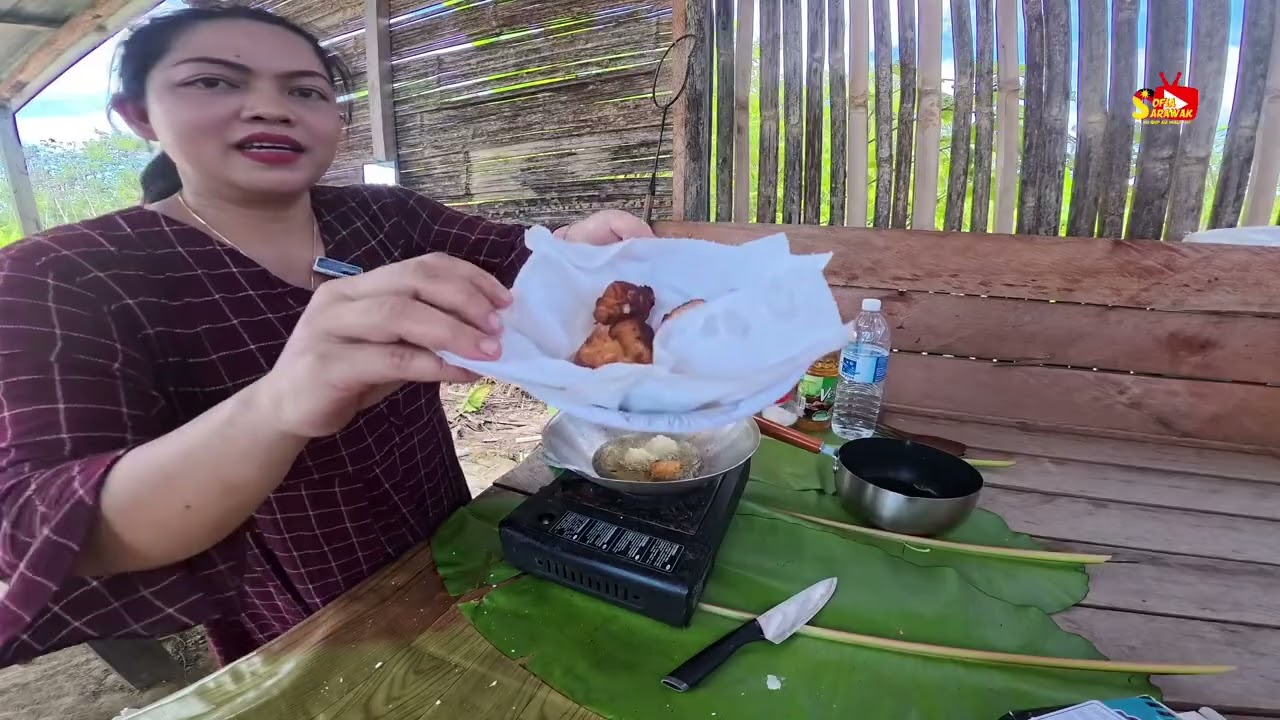 Kuih Buah Ubi Segar Goreng Sedap