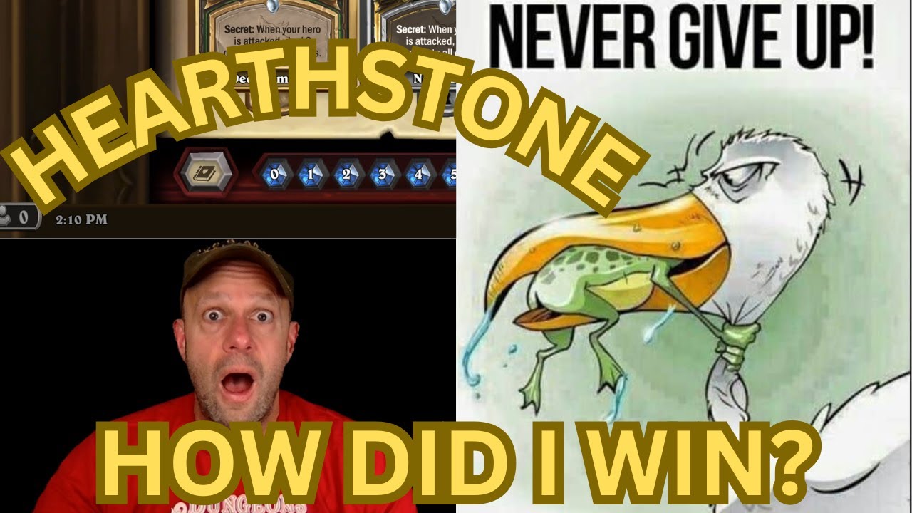 Never Give Up, Unless You Know It's Over! Unexpected WIN! #hearthstone ...