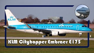 KLM Cityhopper Embraer ERJ-175 landing at Stuttgart Airport | STR.spotting