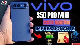 Vivo S50 Pro Mini (X300 FE): IP-68/ LTPO, 6500mAh e câmeras que impressionam