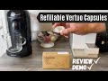 Nespresso Vertuo Reusable Capsules Review | Geesta Foil Lid Kit | Refillable pods VertuoLine Reviews