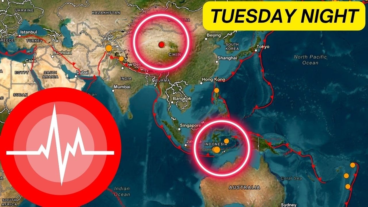 China Earthquake activity....,Watching the Java Trench area for larger EQ. Tuesday Night update.