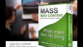 Mass SEO Content - Hướng dẫn sử dụng chức năng tạo nội dung