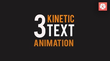 3 Kinetic Text Animation tutorial | Kinemaster