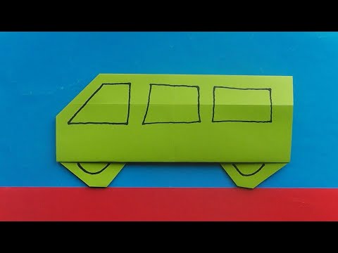 Как сделать своими руками автобус из бумаги