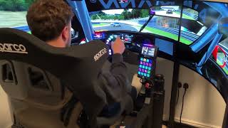 Porsche GT3 R (992) at FIA WEC Spa on full motion sim rig