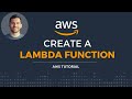 Create a Lambda function on AWS!