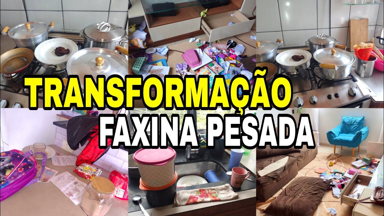 NÃO ACREDITO QUE DEIXEI CHEGAR NESSE ESTADO FAXINA PESADA COMPLETA 