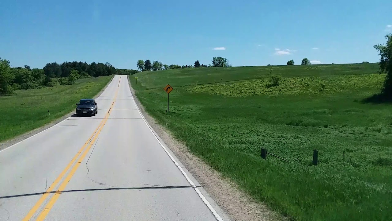 Driving on Hwy 144 (West Bend, WI) YouTube
