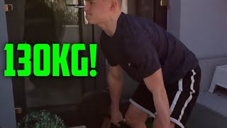 130KG Deadlift 1RM @70KG
