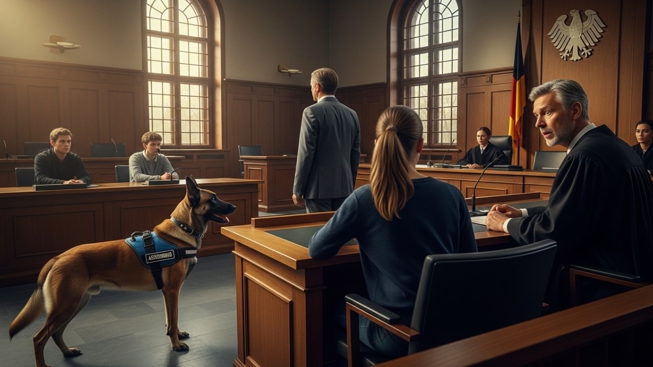 Der Hund Erkannte Den Mann Im Zeugenstand – Und Niemand Verstand Warum