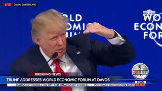 🚨WATCH: President Donald Trump Takes Questions at Davos World Economic Forum 1/26/18