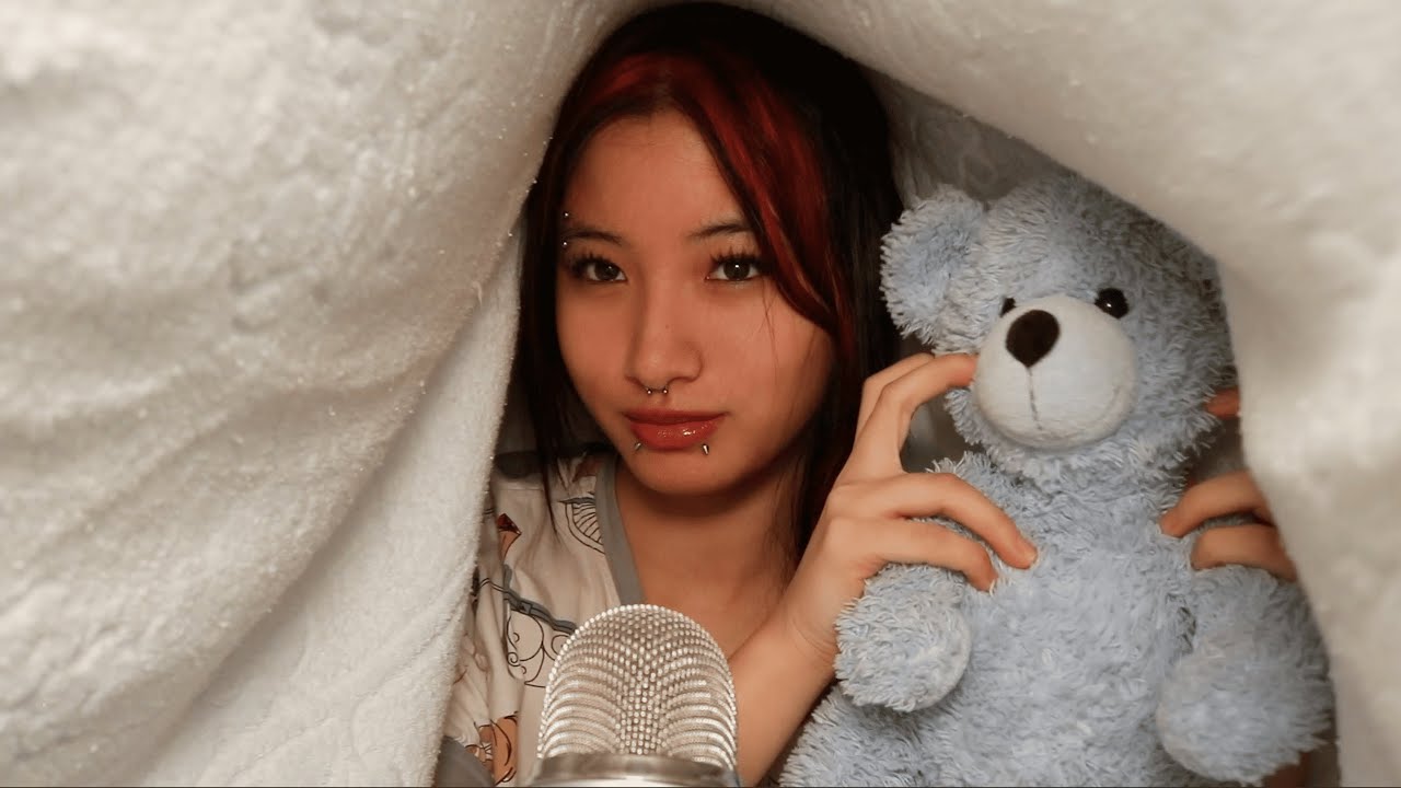 ASMR under the blanket | relive my childhood with me