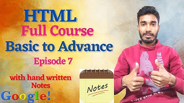 HTML full course in hindi | Episode-7 |  HTML basic to advance | embed video in html