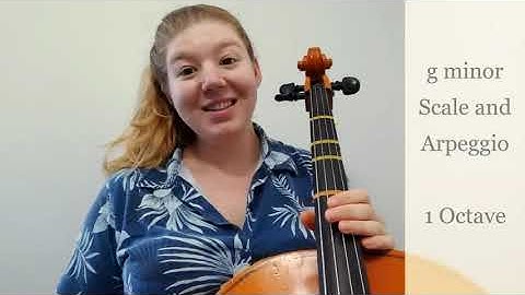 Cello | g minor Scale and Arpeggio - 1 Octave