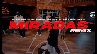 Max Carra, El Villano, Fer Palacio, Dilibio, Mile V - MIRADAS REMIX (Video Oficial)