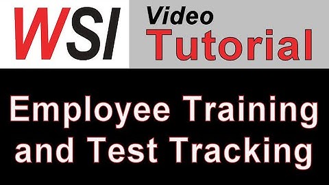 Employee Training and Exam Tracker Database Template