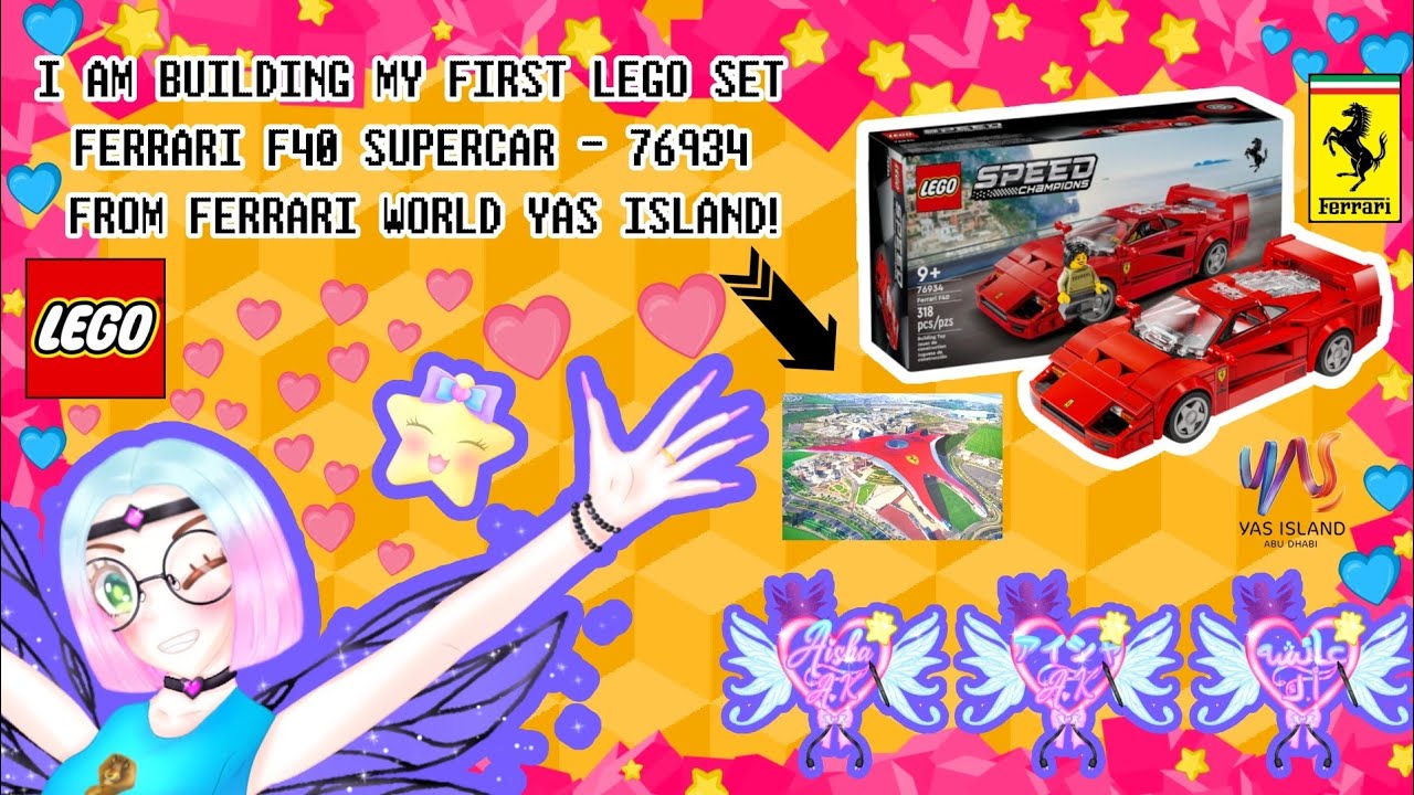 やきページ Toy Reviewing] Building my LEGO Set Ferrari F40 - 76934 From
