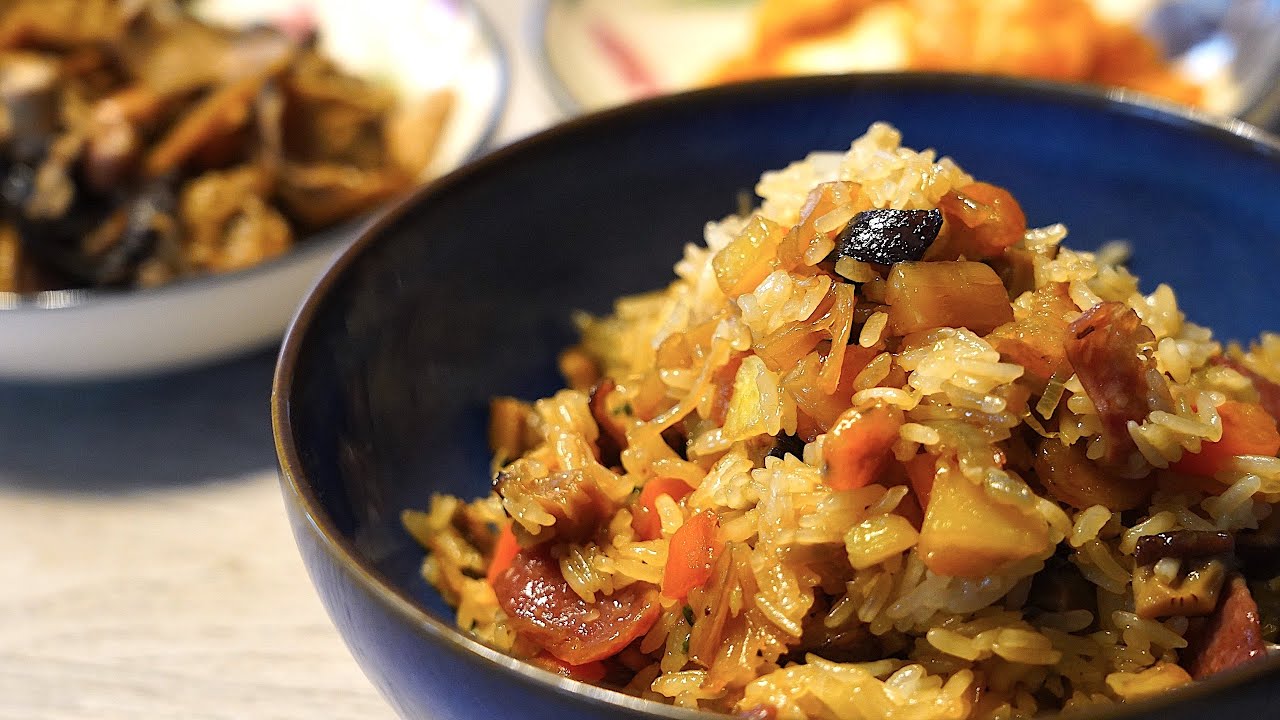 干贝油饭Dried scallops oil rice，每一颗米粒都吸附了干贝与干虾的鲜味，结合传统的油饭做法，add dried ...