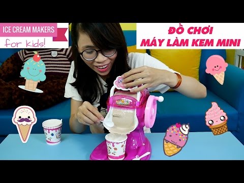 ĐỒ CHƠI MÁY LÀM KEM MINI - ICE CREAM MAKER DIY