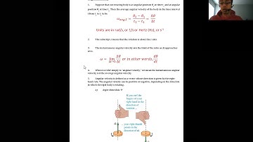 Chapter 9 part 1: Variables in rotational motion