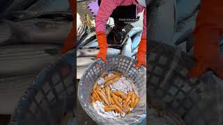 Inside Massive Mullet Cutting Process – Making Traditional Salted Roe #FishProcessing #MulletFish