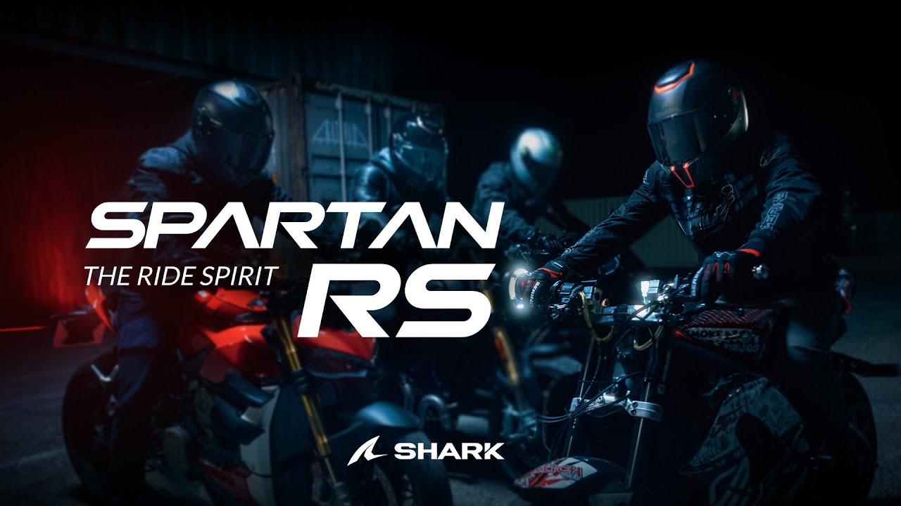 Casco de moto Shark Spartan Blank rojo