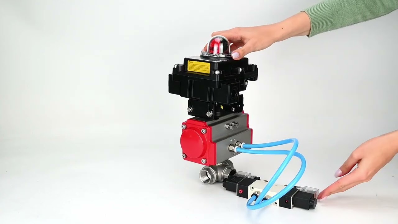 Elephant BV3232P(4pc)-SP-3WL-T-ISO-H | Advanced Pneumatic Ball Valve 🔩⚙️