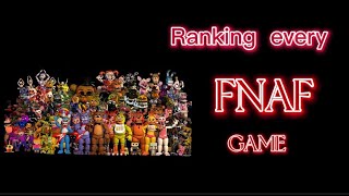 Ranking all FNAF games || Last video of 2022