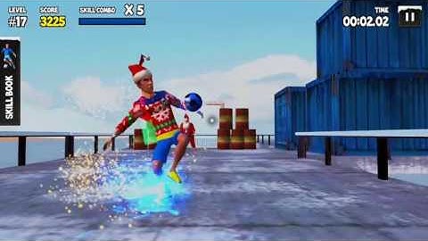 Watch how I scored 3 718 points on my Level 17 Skill Run! #skilltwinsfootballgame @SkillTwins