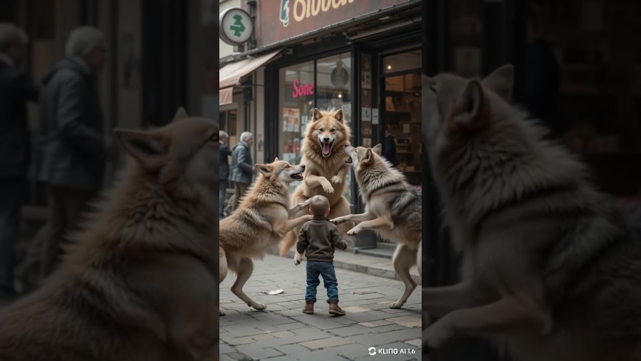 POOR MOTHER DOG STRUGGLES 