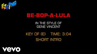 Gene Vincent - Be-Bop-A-Lula (Karaoke)