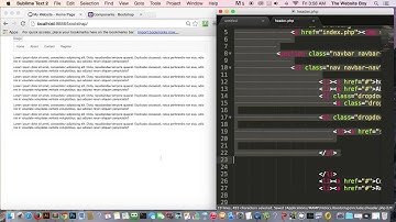 Advance Bootstrap Tutorial With PHP #12  Bootstrap Dropdown Menu Creation