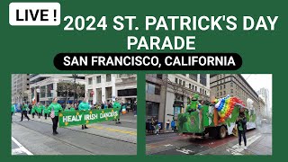 2024 St. Patrick's Day Parade in San Francisco, California, USA