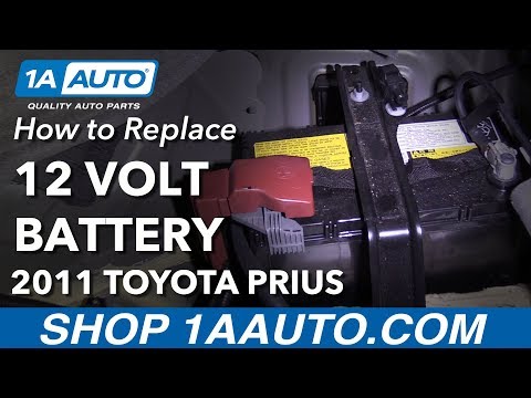 How to Replace Battery 10-15 Toyota Prius